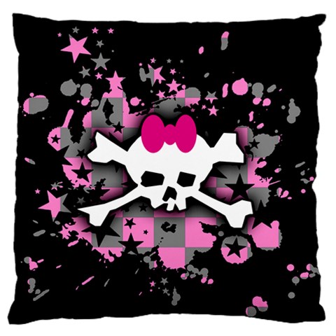 Scene Skull Splatter Standard Flano Cushion Case (One Side) from ArtsNow.com Front
