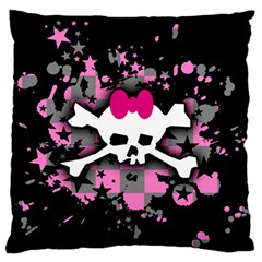 Scene Skull Splatter Standard Flano Cushion Case (Two Sides) from ArtsNow.com Front