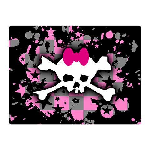 Scene Skull Splatter Double Sided Flano Blanket (Mini) from ArtsNow.com 35 x27  Blanket Front