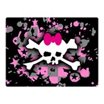 Scene Skull Splatter Double Sided Flano Blanket (Mini)