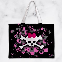 Scene Skull Splatter Zipper Mini Tote Bag from ArtsNow.com Back