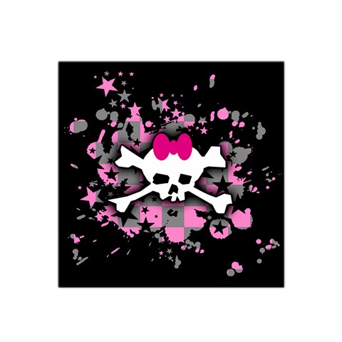 Scene Skull Splatter Satin Bandana Scarf from ArtsNow.com Front