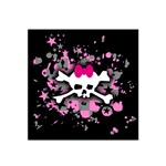 Scene Skull Splatter Satin Bandana Scarf