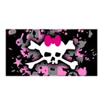 Scene Skull Splatter Satin Wrap