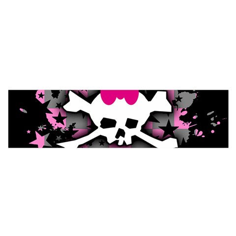 Scene Skull Splatter Satin Scarf (Oblong) from ArtsNow.com Front