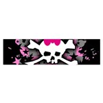 Scene Skull Splatter Satin Scarf (Oblong)