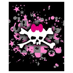 Scene Skull Splatter Drawstring Pouch (XL) from ArtsNow.com Back