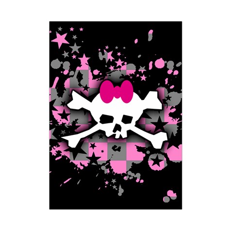 Scene Skull Splatter Small Tapestry from ArtsNow.com Front