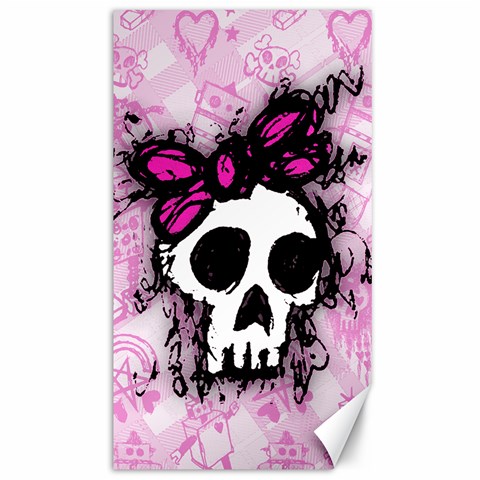 Sketched Skull Princess Canvas 40  x 72  from ArtsNow.com 39.28 x69.23  Canvas - 1