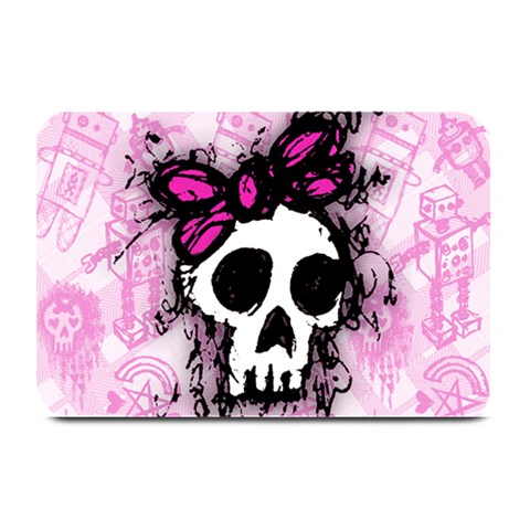 Sketched Skull Princess Plate Mat from ArtsNow.com 18 x12  Plate Mat