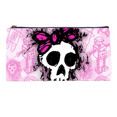 Sketched Skull Princess Pencil Case from ArtsNow.com Front