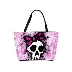 Sketched Skull Princess Classic Shoulder Handbag from ArtsNow.com Back