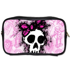 Sketched Skull Princess Toiletries Bag (Two Sides) from ArtsNow.com Front