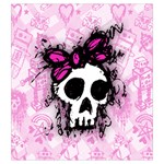Sketched Skull Princess Drawstring Pouch (Large)