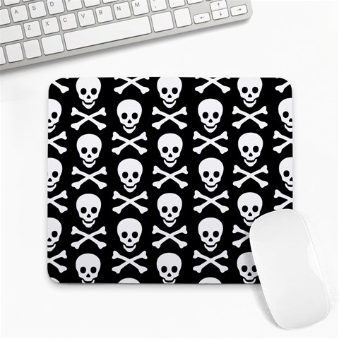 Skull and Crossbones Large Mousepad from ArtsNow.com Front