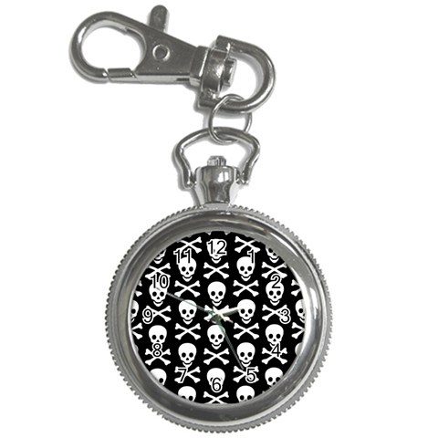 Skull and Crossbones Key Chain Watch from ArtsNow.com Front