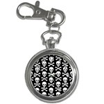 Skull and Crossbones Key Chain Watch