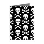 Skull and Crossbones Mini Greeting Card