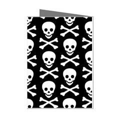 Skull and Crossbones Mini Greeting Cards (Pkg of 8) from ArtsNow.com Left