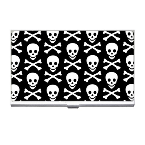 Skull and Crossbones Business Card Holder from ArtsNow.com Front