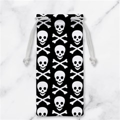 Skull and Crossbones Jewelry Bag from ArtsNow.com Back