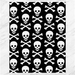 Skull and Crossbones Canvas 12  x 16 