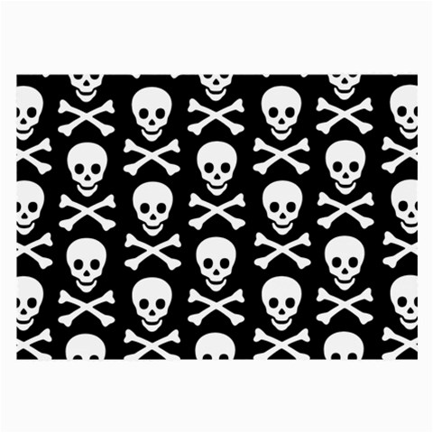 Skull and Crossbones Large Glasses Cloth from ArtsNow.com Front