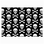 Skull and Crossbones Large Glasses Cloth