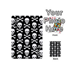 King Skull and Crossbones Playing Cards 54 Designs (Mini) from ArtsNow.com Front - SpadeK