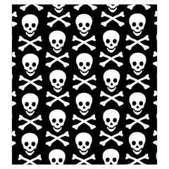 Skull and Crossbones Drawstring Pouch (Large) from ArtsNow.com Front