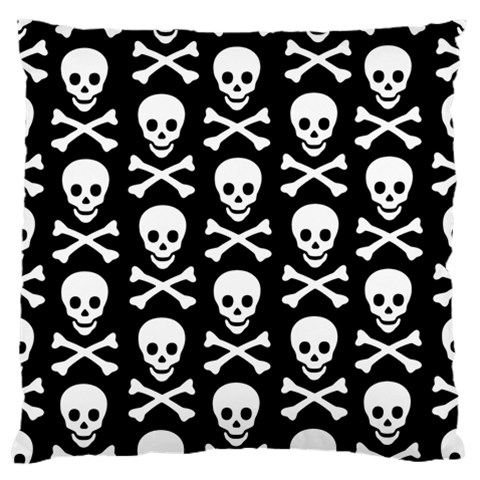 Skull and Crossbones Standard Flano Cushion Case (One Side) from ArtsNow.com Front