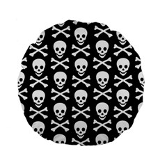 Skull and Crossbones Standard 15  Premium Flano Round Cushion  from ArtsNow.com Front