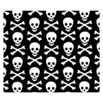 Skull and Crossbones Double Sided Flano Blanket (Small)
