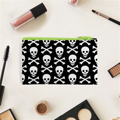 Skull and Crossbones Cosmetic Bag (XS) from ArtsNow.com Back