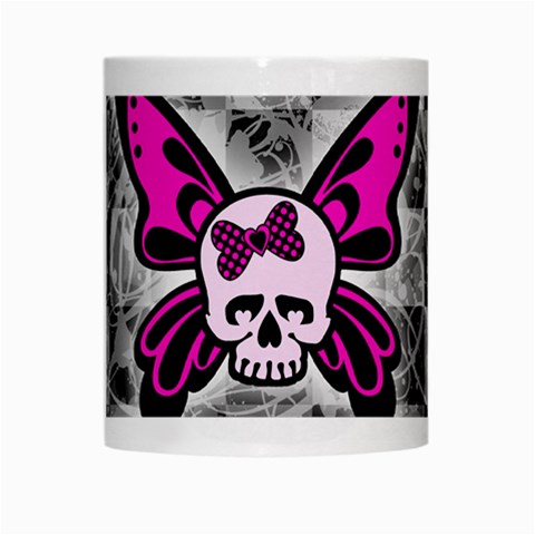 Skull Butterfly White Mug from ArtsNow.com Center