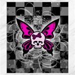 Skull Butterfly Canvas 8  x 10 