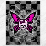 Skull Butterfly Canvas 12  x 16 