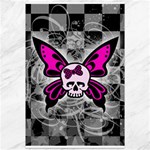 Skull Butterfly Canvas 12  x 18 