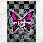 Skull Butterfly Canvas 12  x 18 