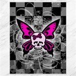 Skull Butterfly Canvas 18  x 24 