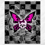 Skull Butterfly Canvas 11  x 14 