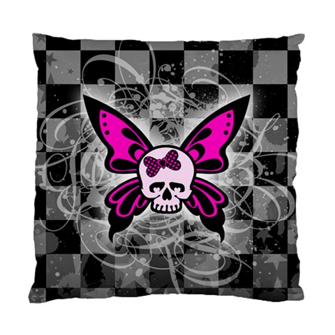 Skull Butterfly Standard Cushion Case (One Side) from ArtsNow.com Front