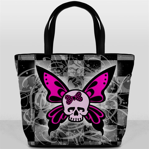 Skull Butterfly Bucket Bag from ArtsNow.com Back