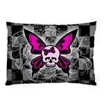 Skull Butterfly Pillow Case