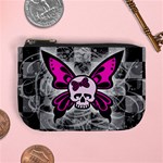 Skull Butterfly Mini Coin Purse