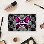 Skull Butterfly Cosmetic Bag (Small)