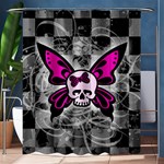Skull Butterfly Shower Curtain 60  x 72  (Medium)
