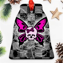 Skull Butterfly Bell Ornament (Two Sides) from ArtsNow.com Back