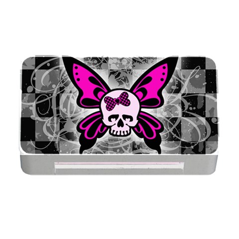 Skull Butterfly Memory Card Reader with CF from ArtsNow.com Front