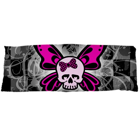 Skull Butterfly Body Pillow Case Dakimakura (Two Sides) from ArtsNow.com Front